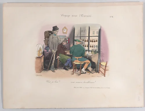 Journey for Eternity, No. 4 by J. J. Grandville, print, 1834-1844