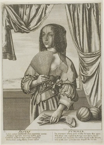 Summer by Wenceslaus Hollar, print, 1641