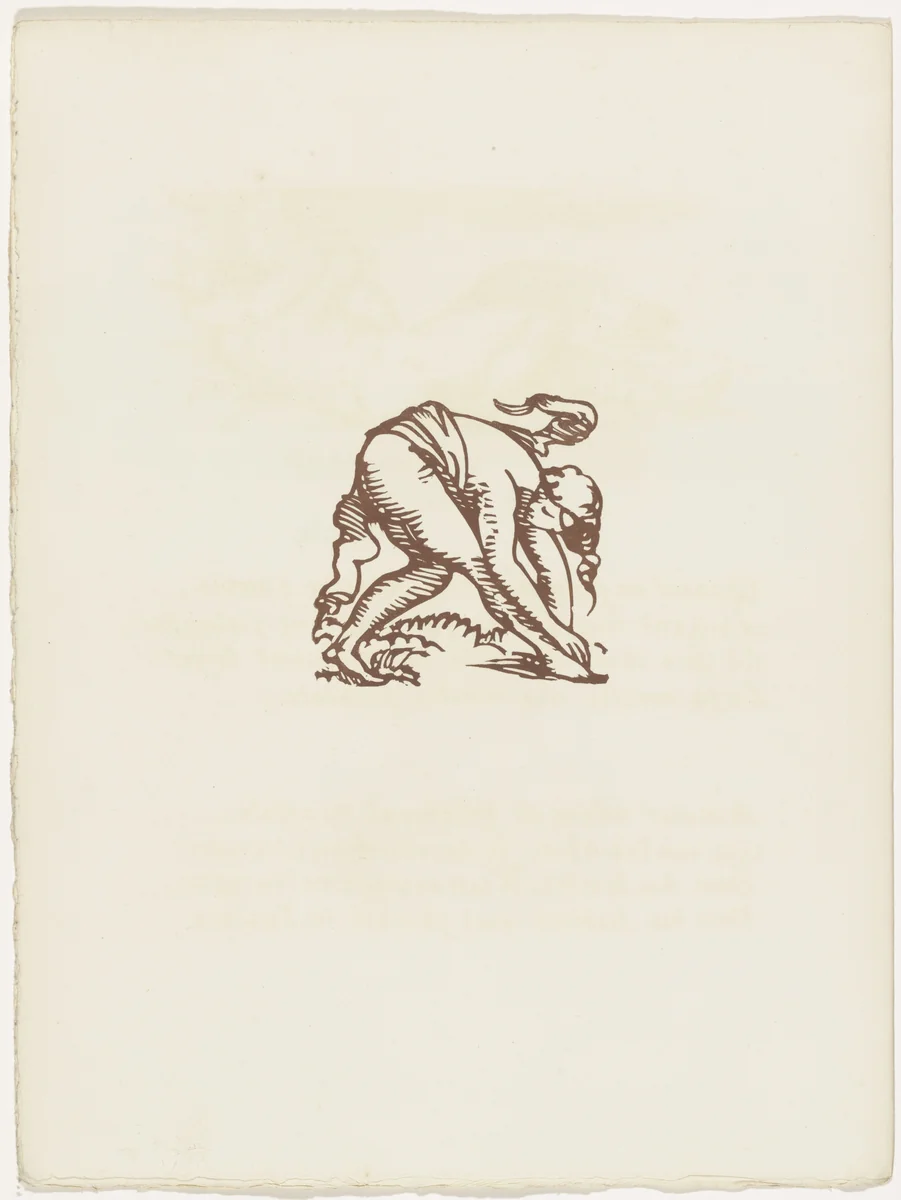 Vignette (folio 121 verso) from Les Amours (The Loves) by Émile Bernard, illustrated book, 1915