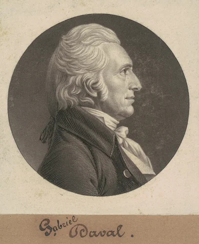 Gabriel Duvall by Charles B. J. Févret de Saint-Mémin, print, 1806