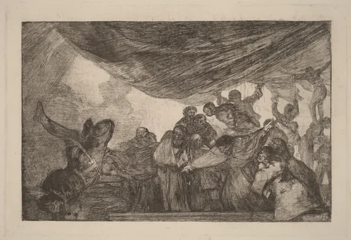 Disparate claro (Clear Folly) by Francisco Goya, print, 1816