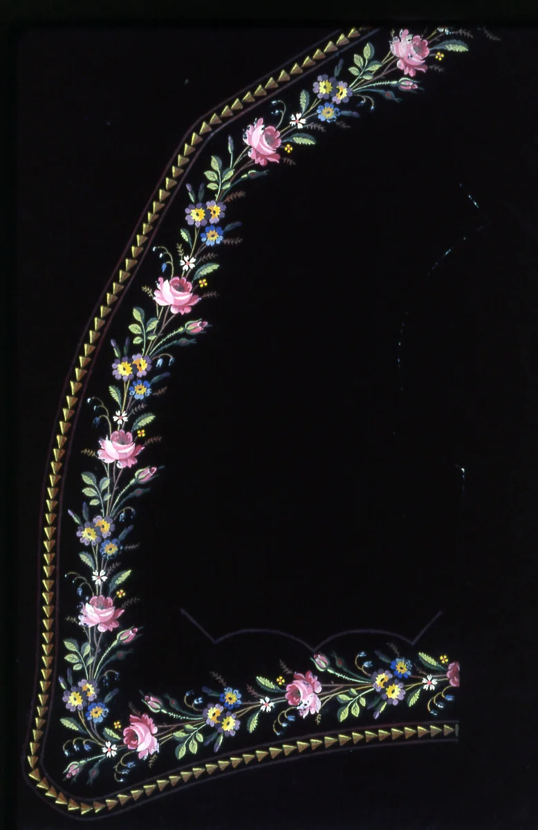 Waistcoat Design by England or France, textile, 1830-1849