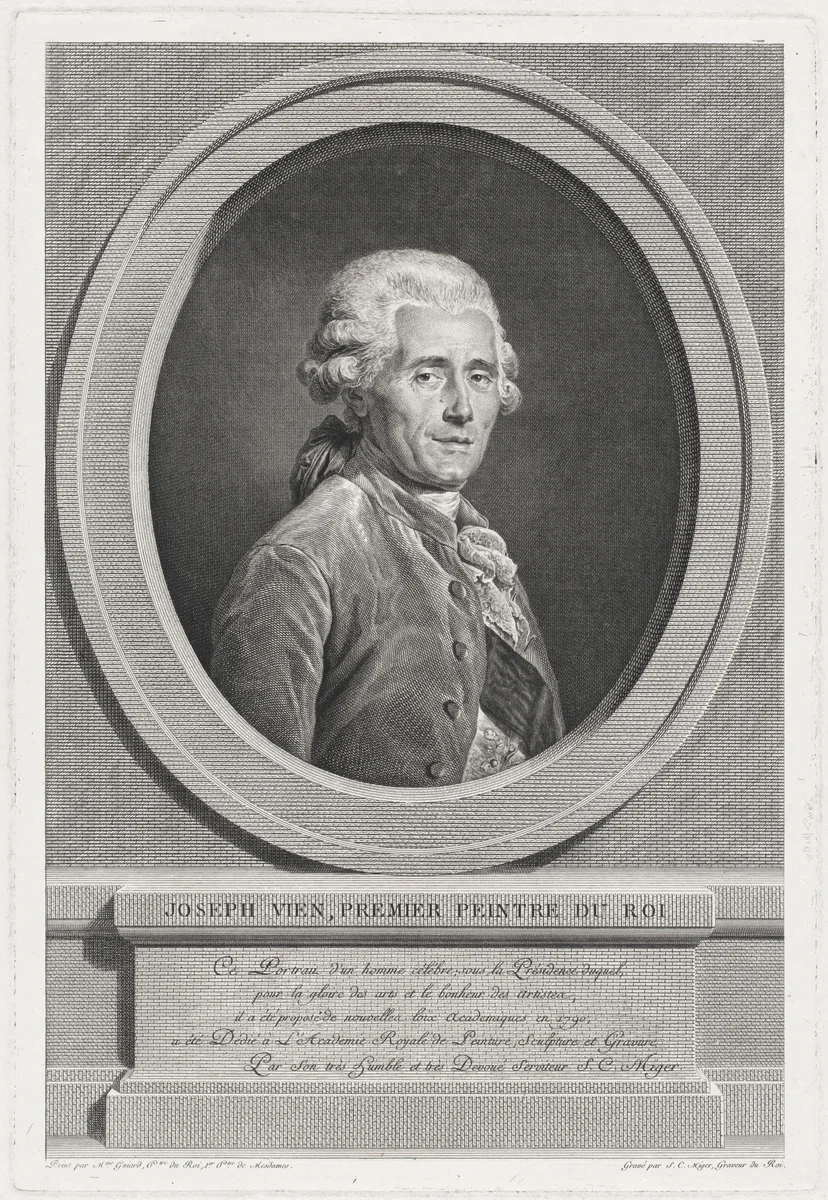 Joseph Vien by Simon Charles Miger
Adélaïde Labille-Guiard, print, 1790