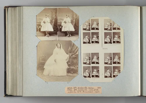 Mlle Sanlaville dans Gisèle by André Adolphe-Eugène Disdéri, photograph, 1864
