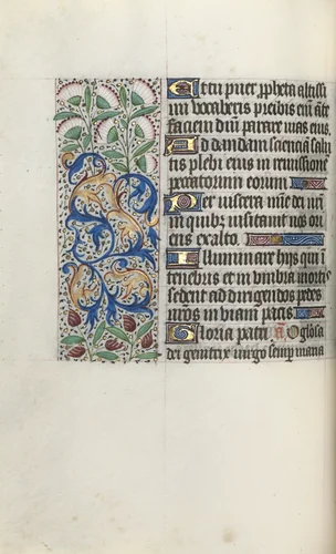 Book of Hours (Use of Rouen): fol. 48v by Master of the Geneva Latini, book, 1465-1475