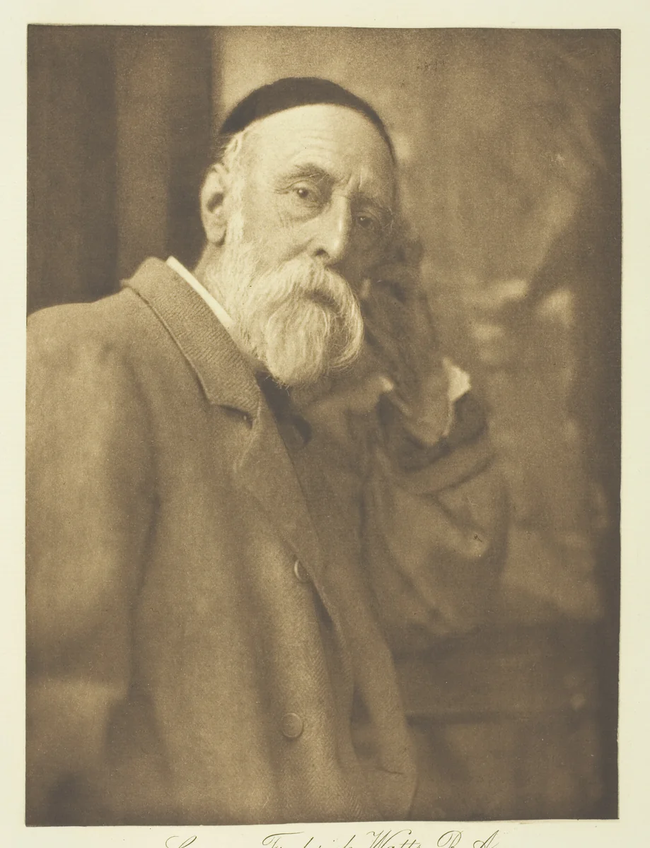 George Frederick Watts, R.A. by Henry Herschel Hay Cameron, print, 1888-1898