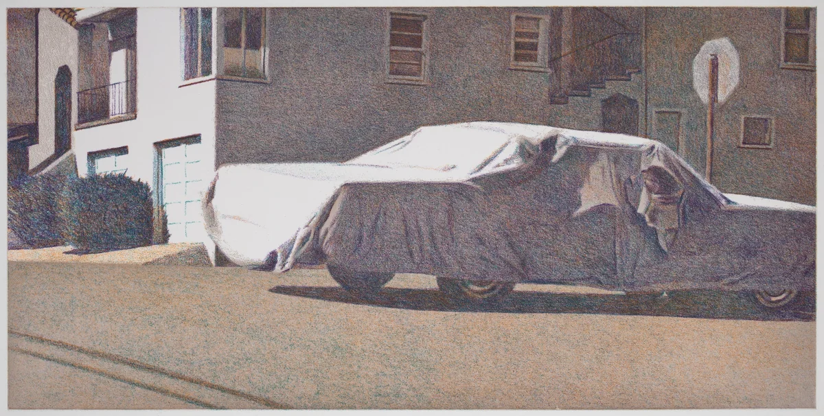 Covered Car--Missouri Street by Robert Bechtle, print, 2002