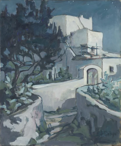 Italian Night, Capri by William Joseph Eastman, painting, 1924