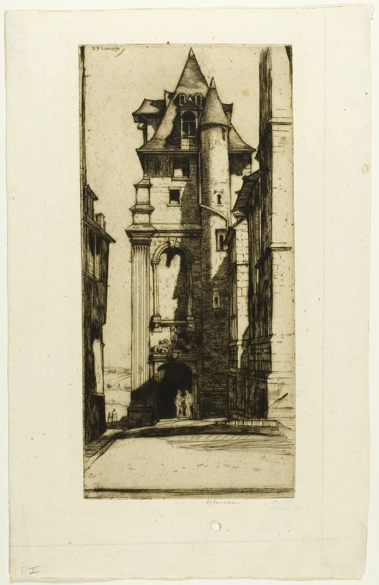 St. Aignan, Chartres by David Young Cameron, print, 1916