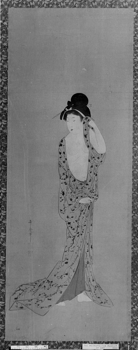 Female Figure by Kitagawa Utamaro (喜多川歌麿), painting, 1754-1806