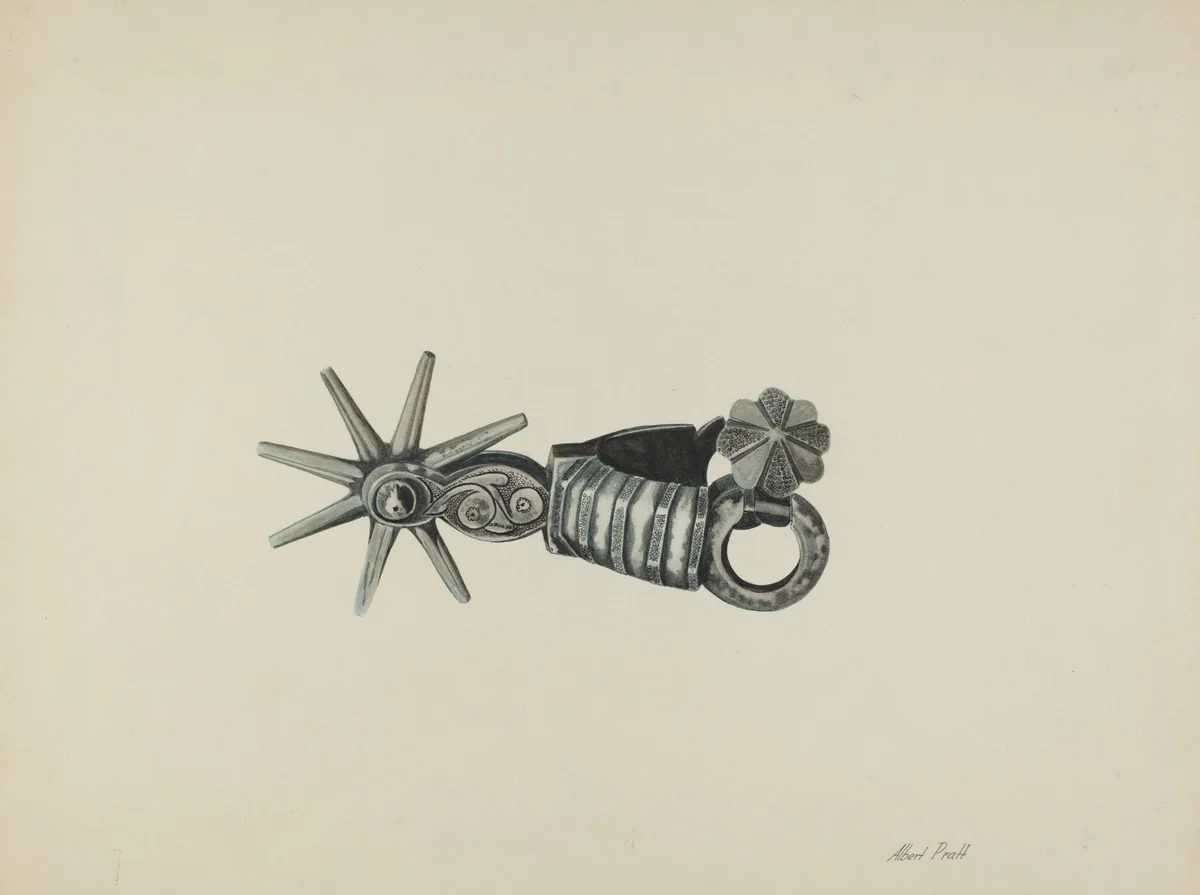 Spur by Albert Pratt, index of american design, 1938