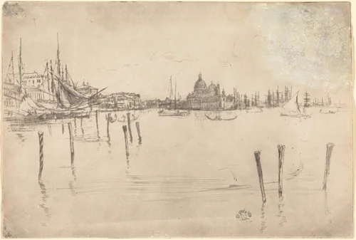 Venice by James McNeill Whistler, print, 1879-1880
