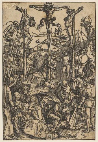 Calvary with the Three Crosses by Albrecht Dürer, print, 1503-1504