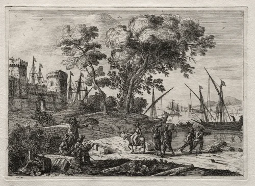 The Draughtsman by Claude Lorrain, print, 1620-1680