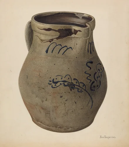 Pitcher by John Tarantino, index of american design, 1940