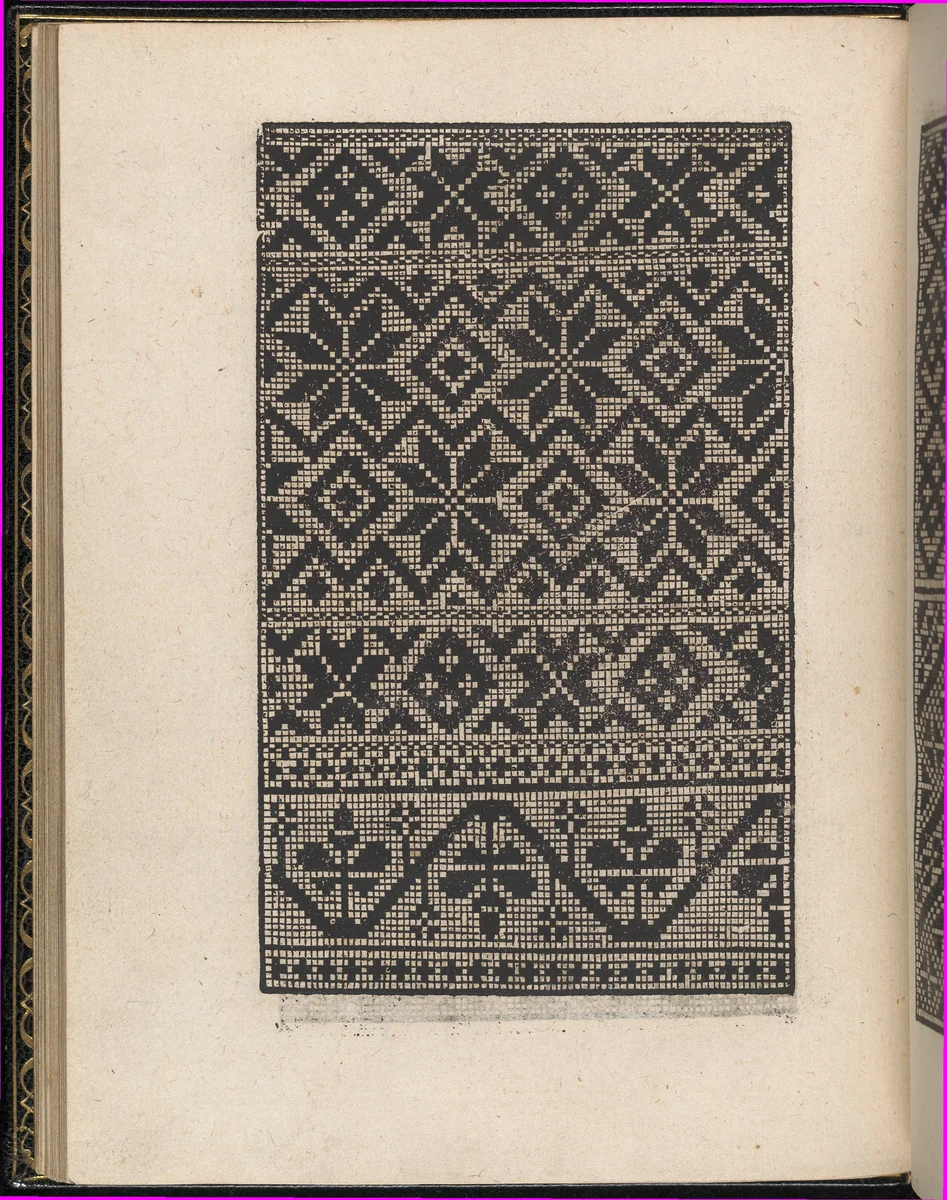 Page from Ein new kunstlich Modelbuch...(Page 30v) by Peter Quentel, book, 1544