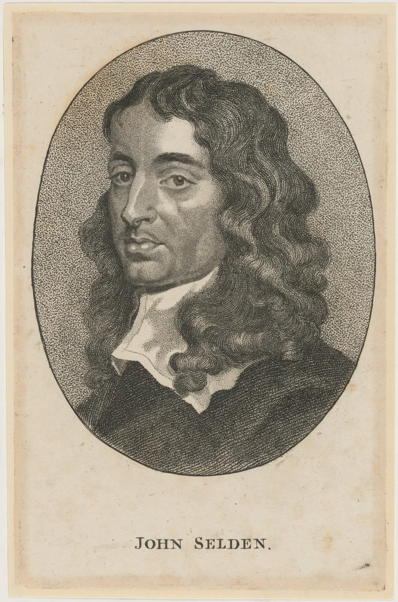 John Selden, Jurist and Antiquary by Unknown 19th Century, print, 1800-1899