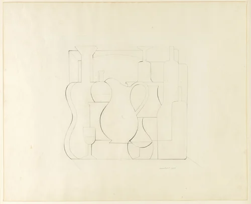 Fugue by Amédée Ozenfant, drawing, 1925