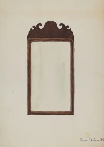 Looking-glass by Rex Dolmith, index of american design, 1936