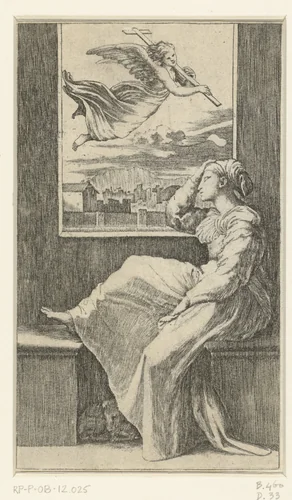 Visioen van Helena by Unknown, print, 1515-1520