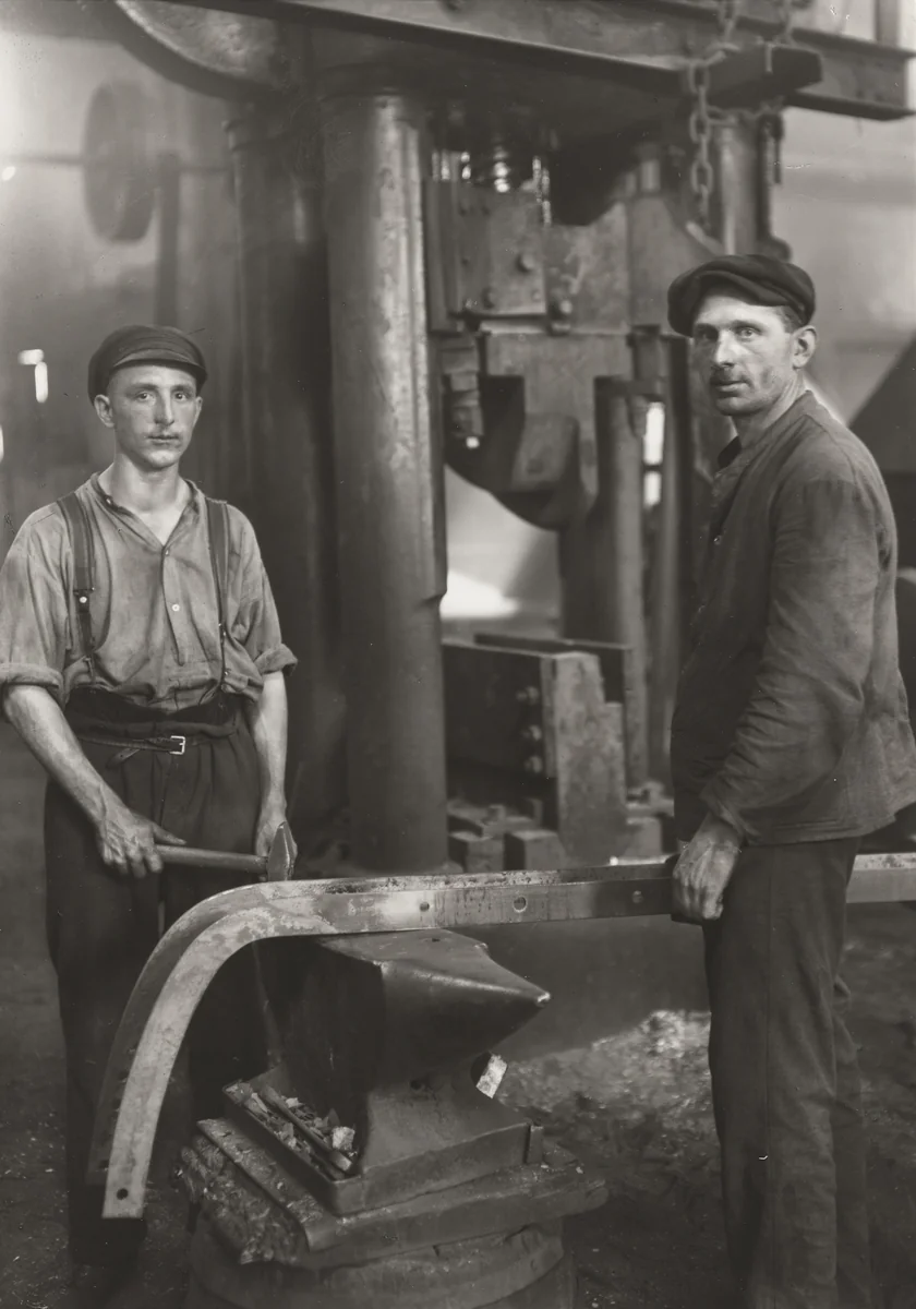Foundrymen by August Sander, photograph, 1926