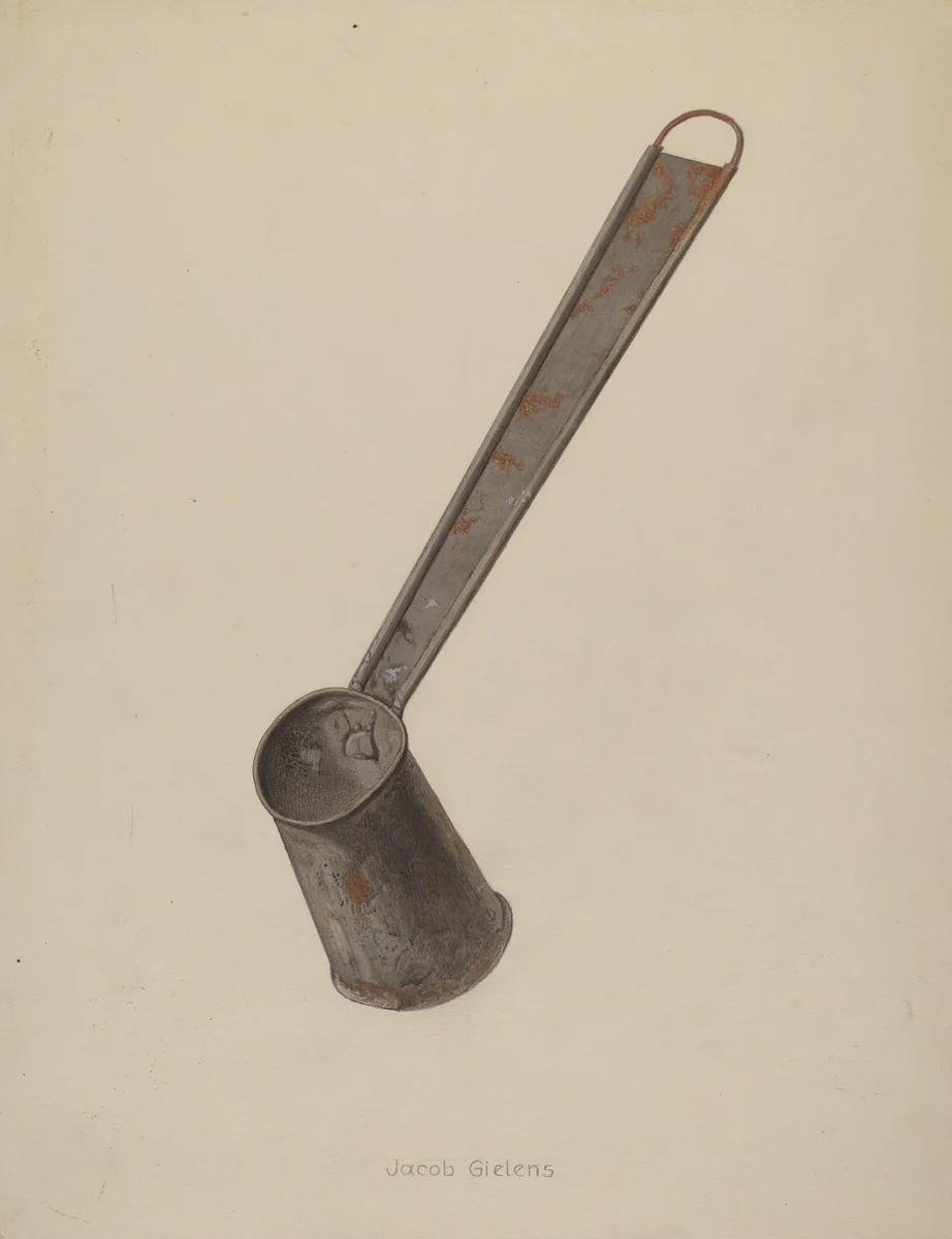 Dipper by Jacob Gielens, index of american design, 1938