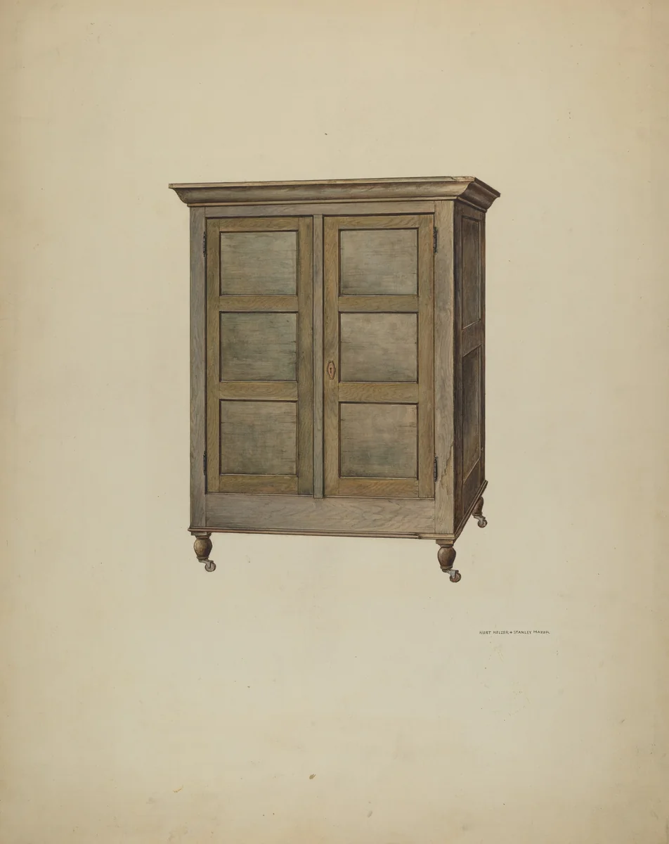 Cabinet by Kurt Melzer
Stanley Mazur, index of american design, 1940