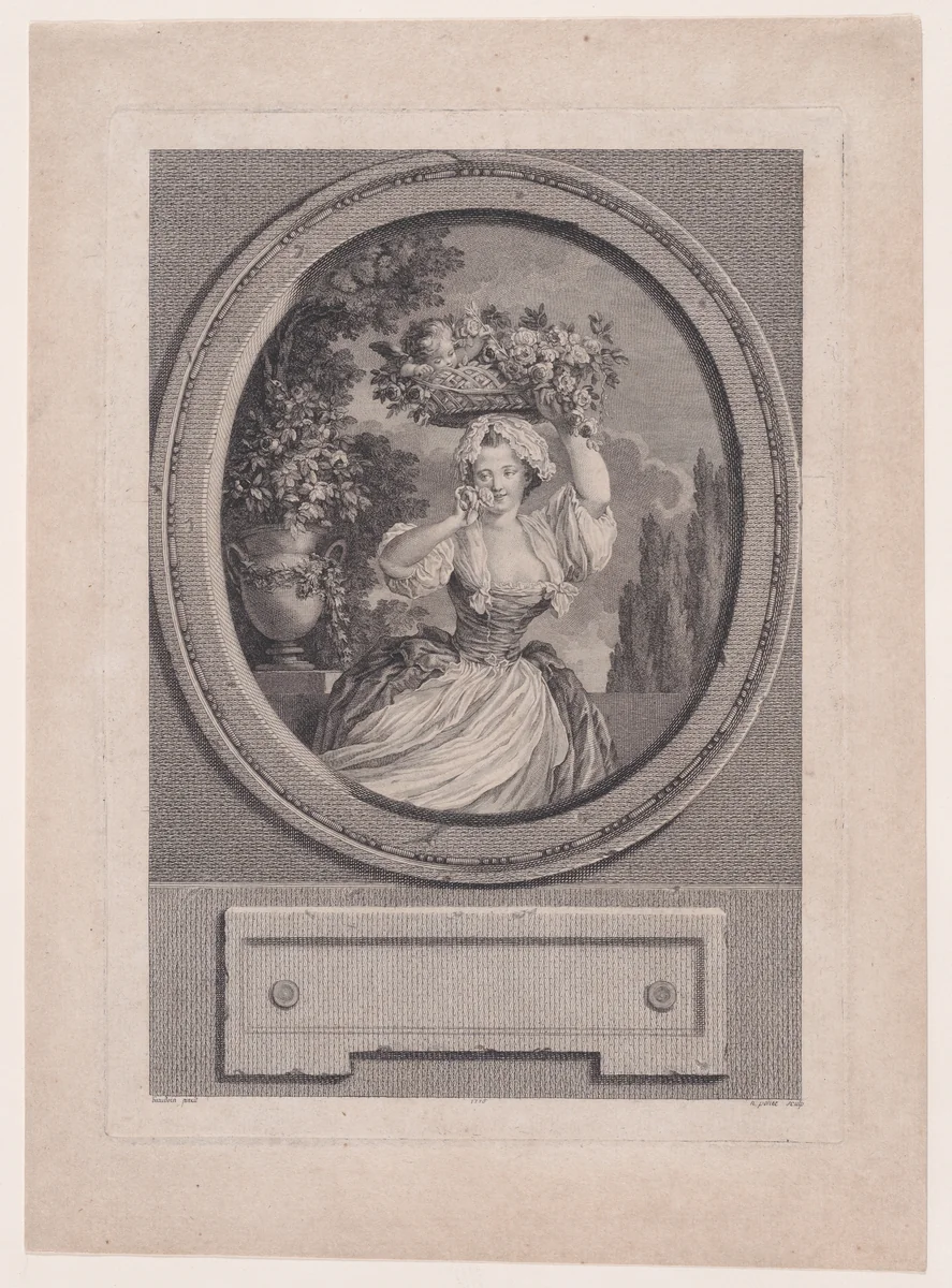 Marton by Pierre-Antoine Baudouin, print, 1770-1781