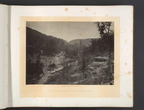 Whiteside Valley Below the Bridge by George N. Barnard, photograph, 1860-1869