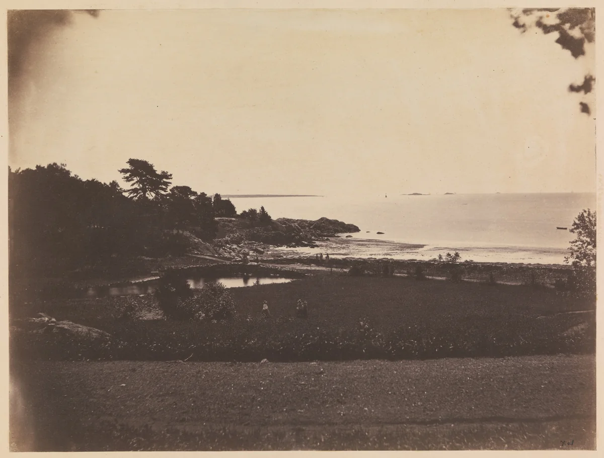 [Landscape, Pride's Crossing] by Samuel Masury, photograph, 1854-1858