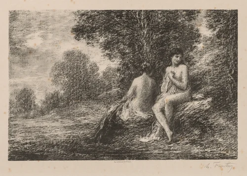 Bathers by Henri Fantin-Latour, print, 1881