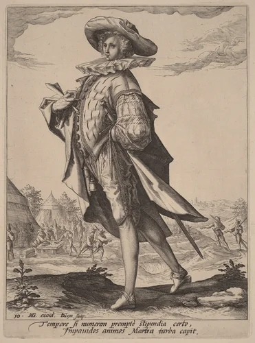 Treasurer by Jacques de Gheyn II, portfolio, 1587