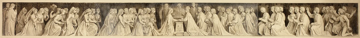 Marriage of Henry VII by Thomas Stothard, drawing, 1700-1799