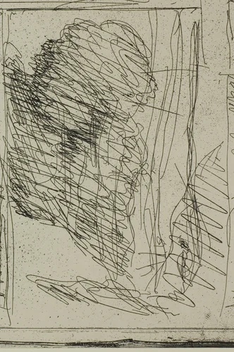 The Woodcutter by Jean-Baptiste-Camille Corot, print, 1856