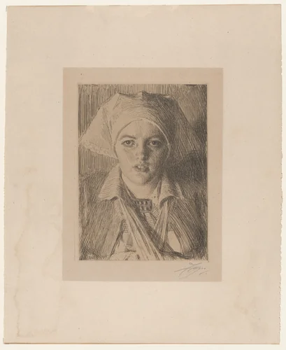 Gulli II by Anders Zorn, print, 1918