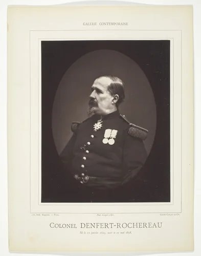 Colonel Denfert-Rochereau by Carjat et Cie, photograph, 1871-1878