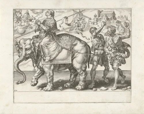 Triomf van Stefanus by Unknown, print, 1559