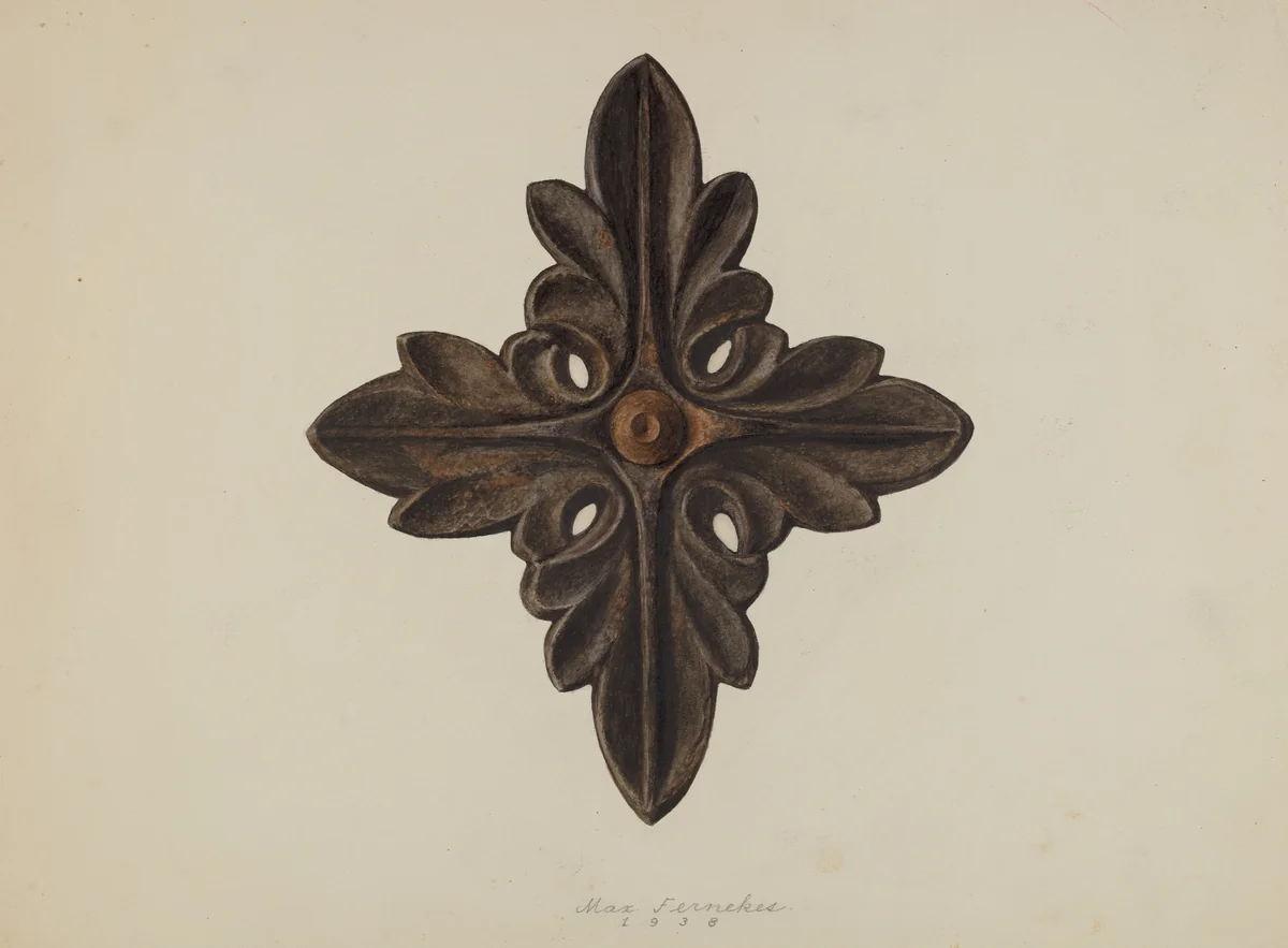 Rosette by Max Fernekes, index of american design, 1938