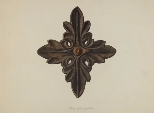 Rosette by Max Fernekes, index of american design, 1938