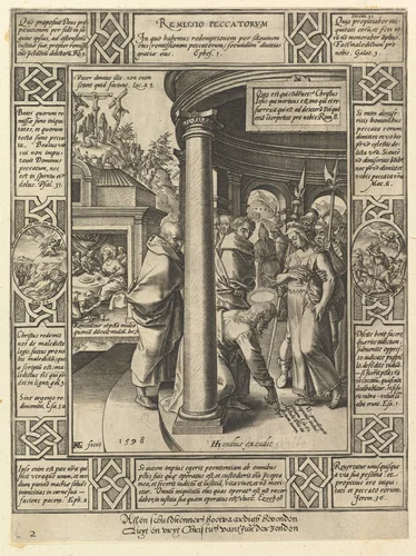 Remissio Peccatorum, from "The Allegories on the Christian Creed" by Hendrick Goltzius, print, 1598