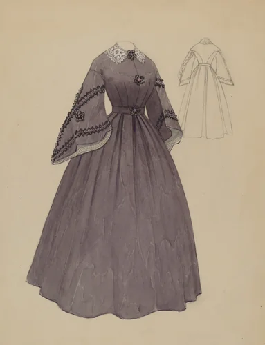 Dress by Virginia Berge, index of american design, 1936