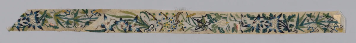 Trimming by Han-Chinese, textile, 1850-1900