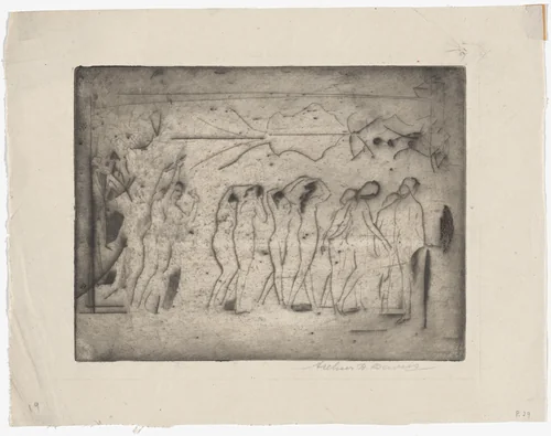 Mirror of Illusion by Arthur B. Davies, print, 1916