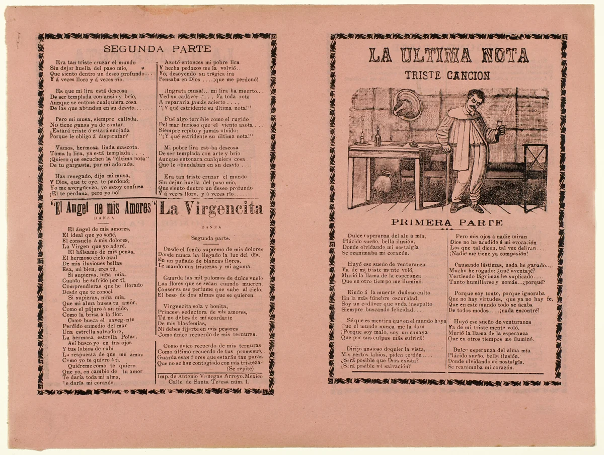 The Final Note by José Guadalupe Posada, print, 1871-1913