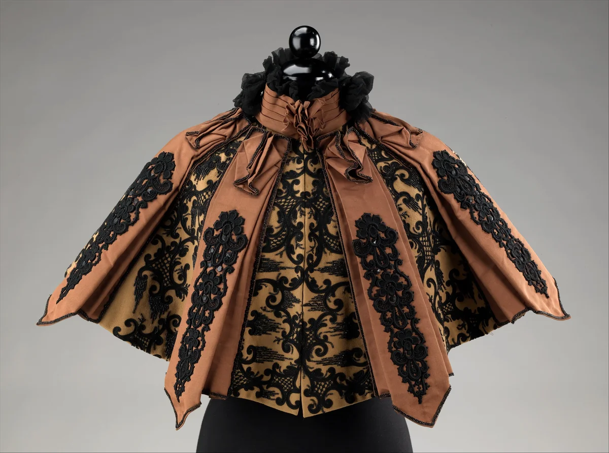 Cape by Maison Pingat, artwork, 1893-1897