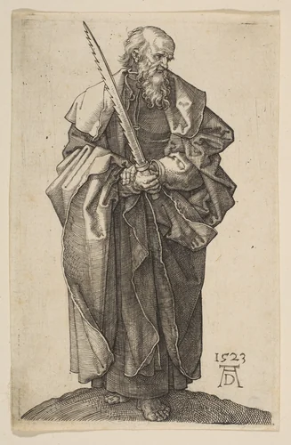 Saint Simon by Albrecht Dürer, print, 1523