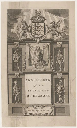 Title Page to Angleterre by Unknown 19th Century, print, 1662