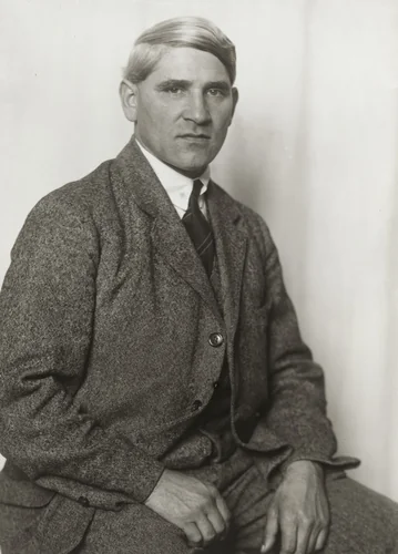 Painter and Sculptor [Otto Freundlich] by August Sander, photograph, 1925