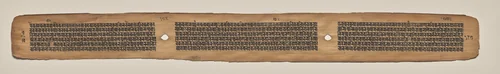 Text, folio 182 (verso), from a Manuscript of the Perfection of Wisdom in Eight Thousand Lines (Ashtasahasrika Prajnaparamita-sutra) by Unknown, painting, 1119