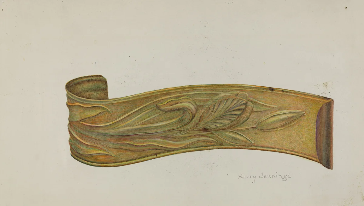 Tie-back by Harry Jennings, index of american design, 1938